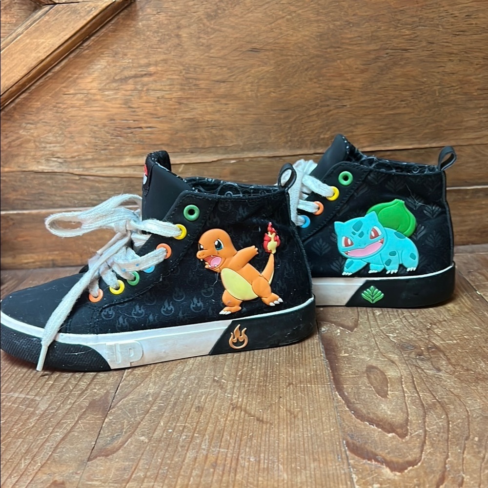 Ground Up Kids Pokémon High-Top Sneakers - Black - Picture 2 of 7